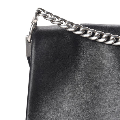 Celine Smooth Calfskin Blade Chain Flap Black 11 of 17