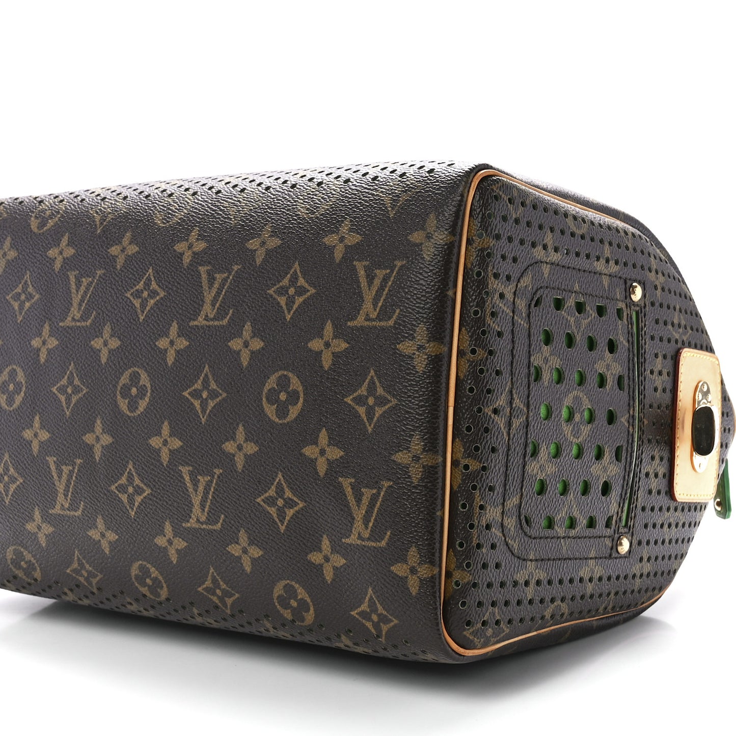 Monogram Perforated Speedy 30 Green