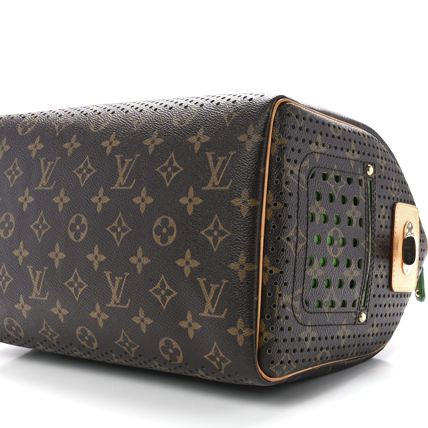 Louis Vuitton Monogram Perforated Speedy 30 Green 9 of 11