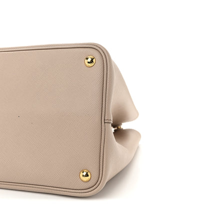 Prada Saffiano Cuir Small Double Bag Cammeo Rosa 9 of 9