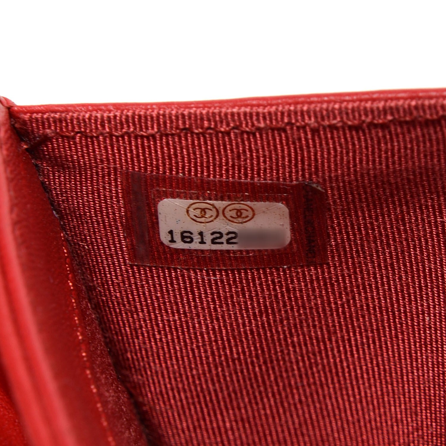Chanel Lambskin Quilted French Flap Wallet Red 9 of 9