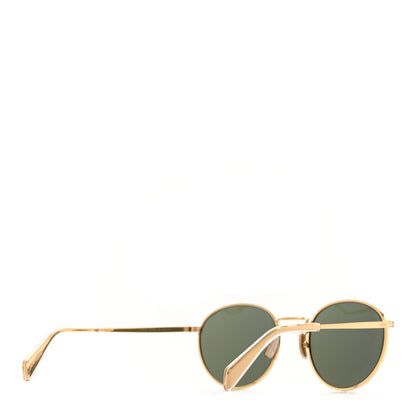 Celine Metal Round Sunglasses CL40100U Gold 4 of 8