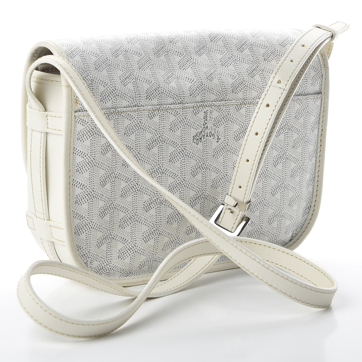 Goyard Goyardine Belvedere PM Messenger Bag White 3 of 9