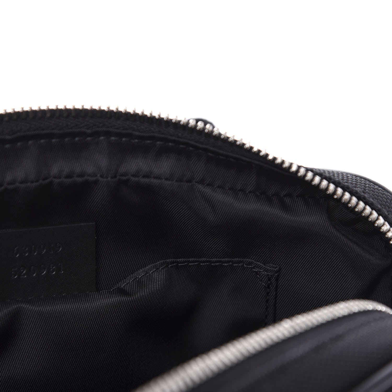 Gucci Canvas Web Slim Belt Bag Black 9 of 10