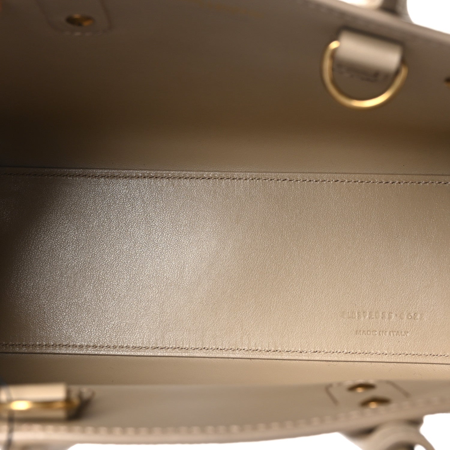 Saint Laurent Grained Calfskin Nano Sac De Jour Sea Salt 5 of 10