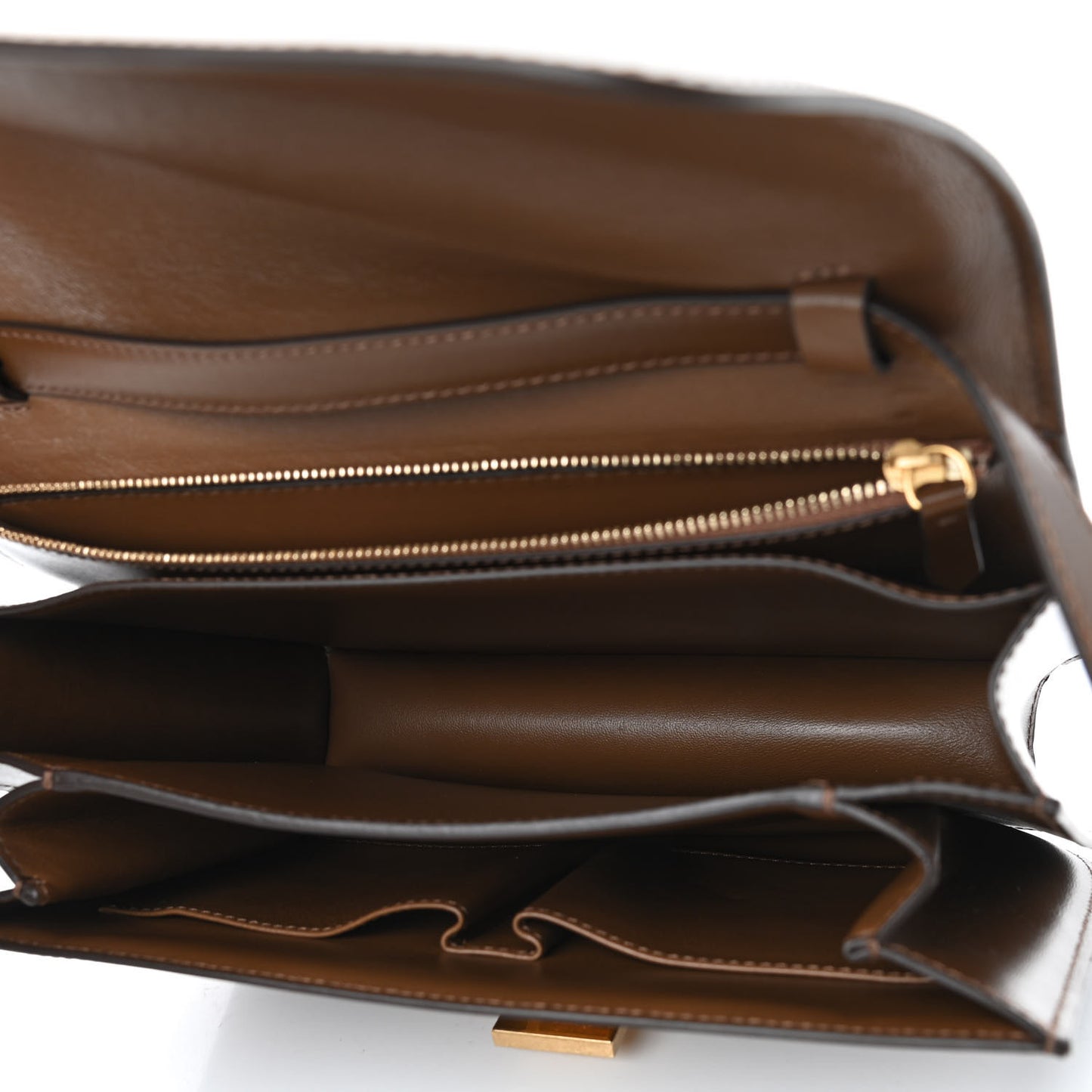 Box Calfskin Medium Classic Box Flap Bag Camel