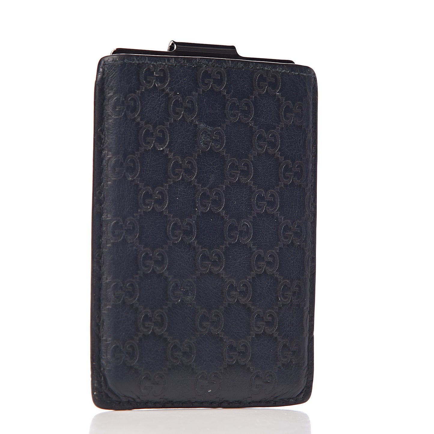 Guccissima Money Clip Navy