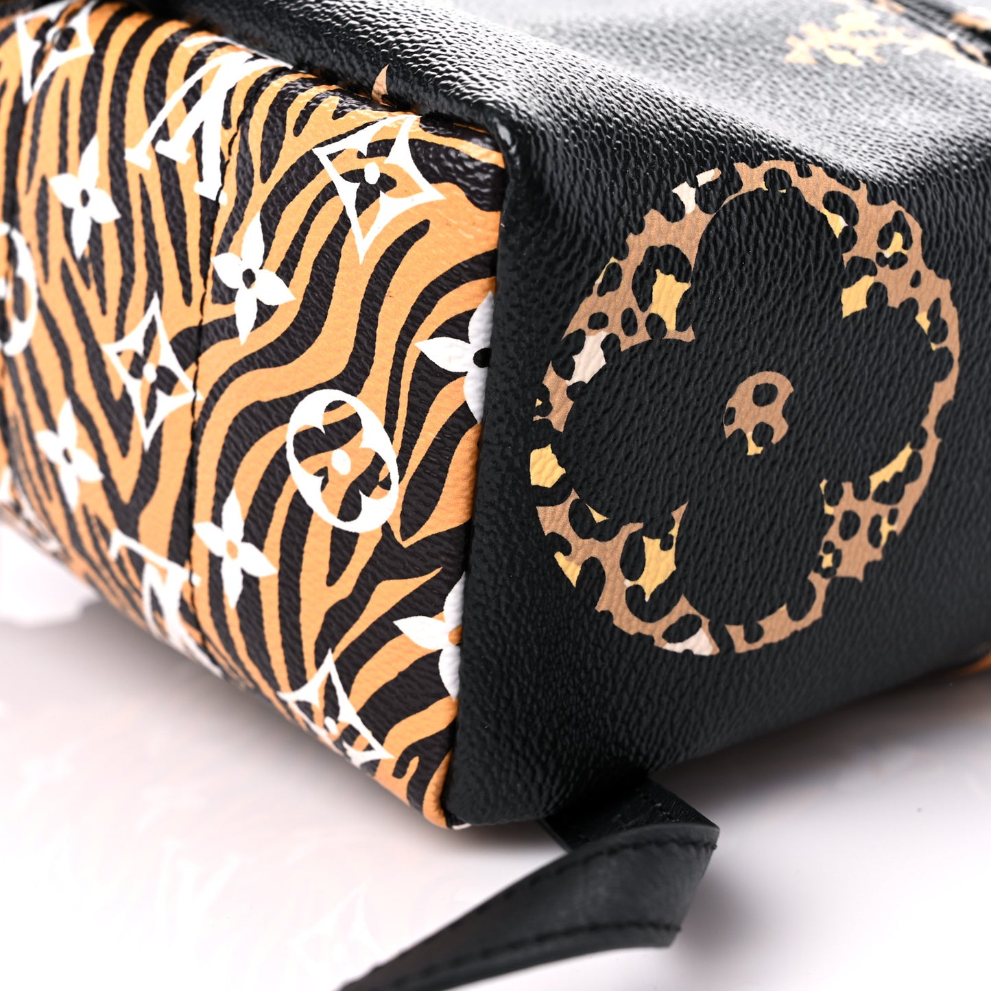 Monogram Giant Jungle Palm Springs Backpack PM Black
