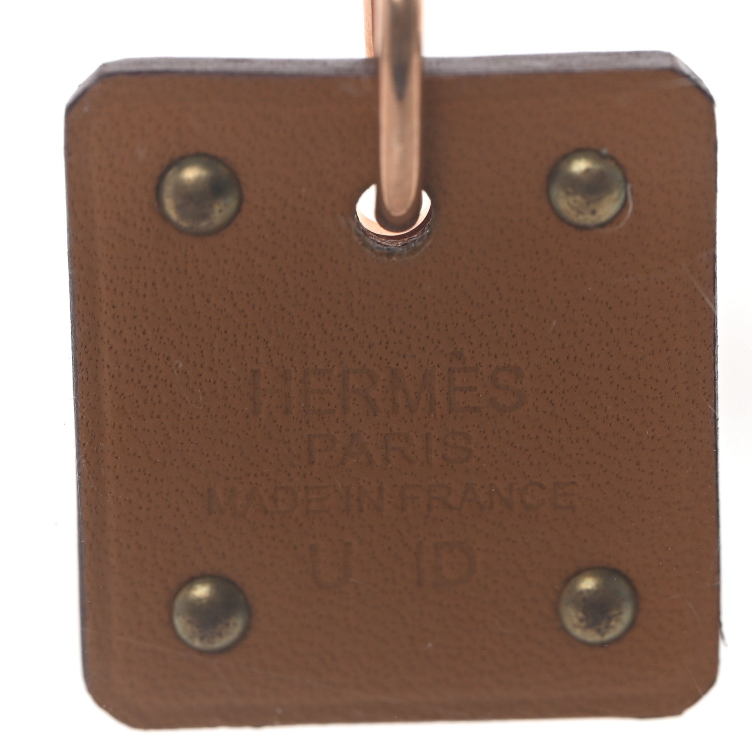 Hermes Rose Gold Plated Swift As De Coeur Necklace Gold 5 of 6