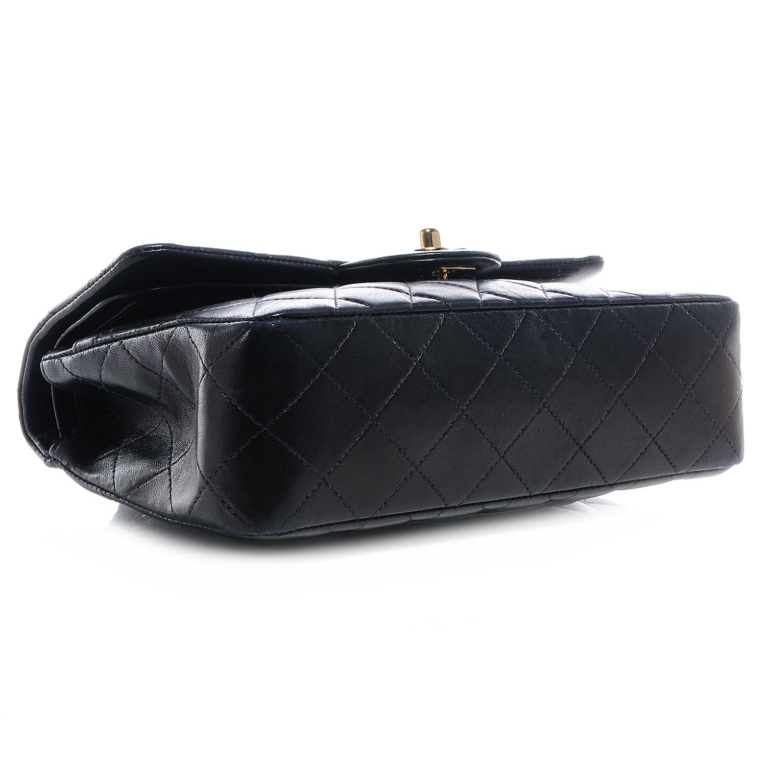 Chanel Lambskin Small Double Flap Navy 4 of 8