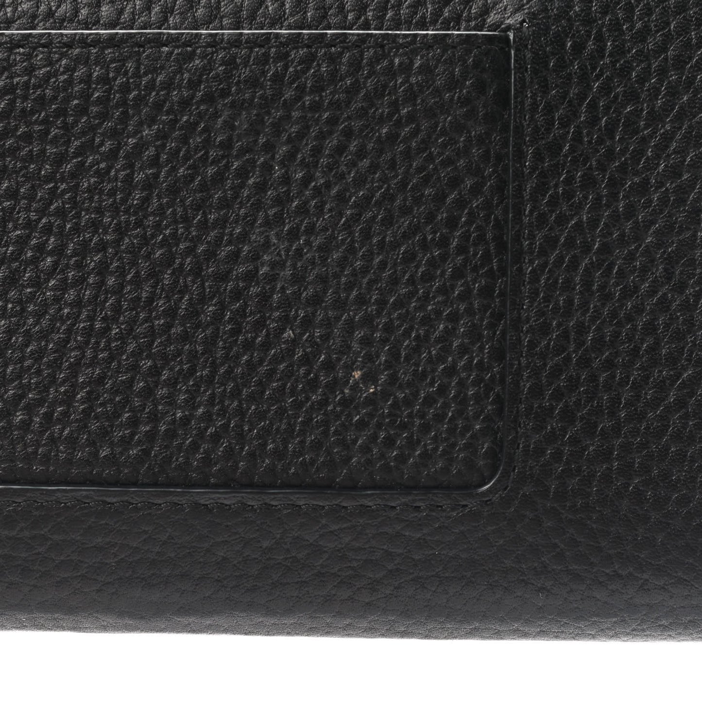 Grain Vegetable Tanned Calfskin Darley Wallet Black