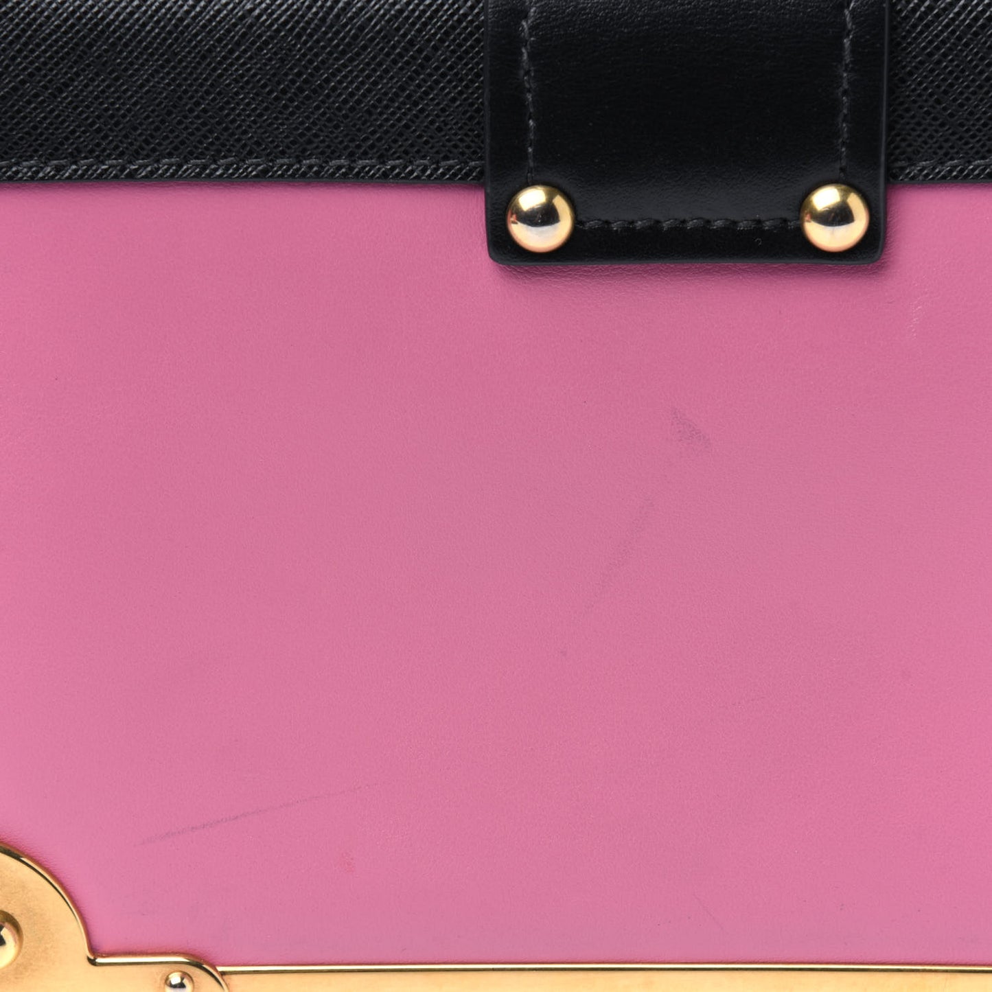 City Calf Saffiano Cahier Bag Geranio Black