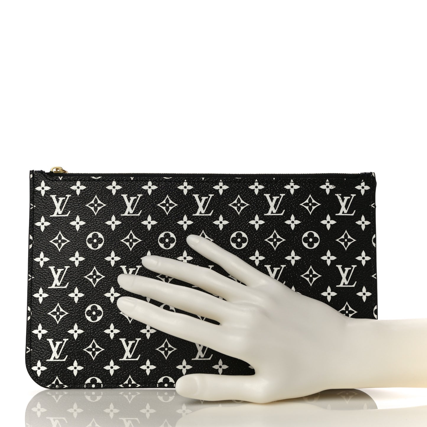 Monogram Giant Jungle Neverfull MM GM Pochette Black