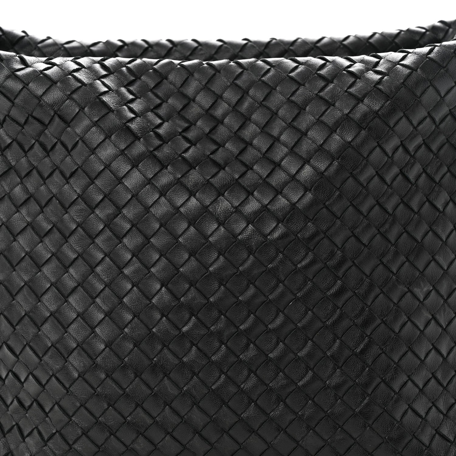 Bottega Veneta Nappa Intrecciato Shoulder Bag Black 8 of 12
