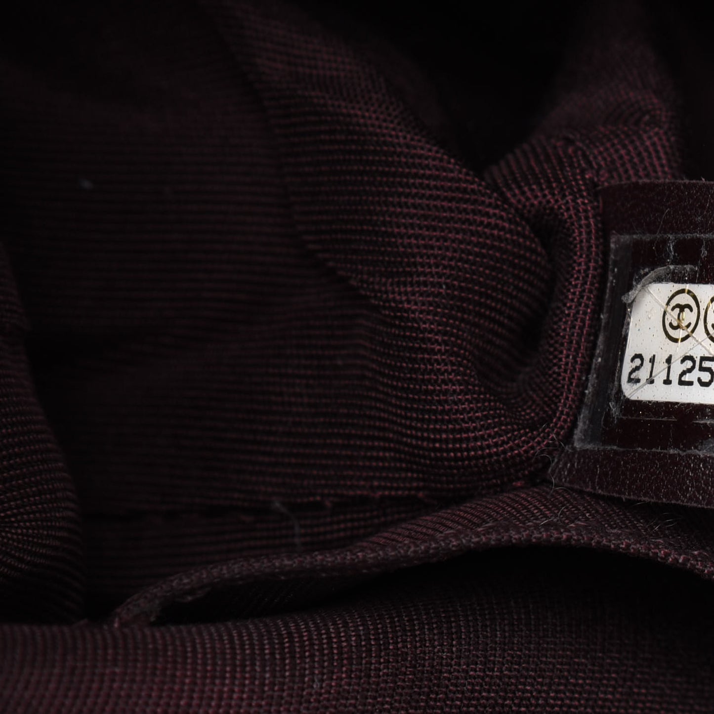 Glazed Calfskin Quilted Tote Black