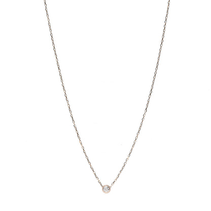 Cartier 18K Pink Gold Diamond LM D'Amour Pendant Necklace 1 of 6