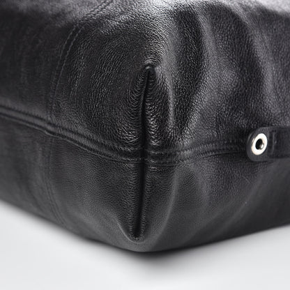 Prada Glace Calf Etiquette Hobo Black 9 of 10