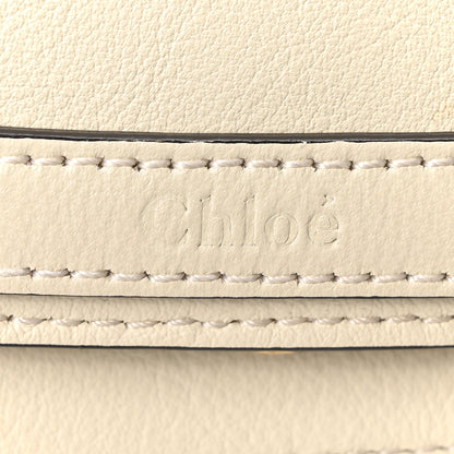 Chloe Calfskin Suede Medium Nile Bracelet Bag Off White 6 of 10