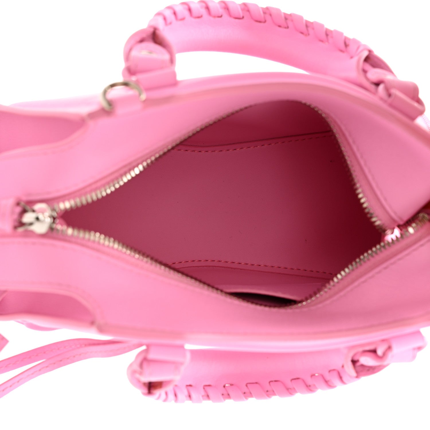 Balenciaga Cake Calfskin Tonal Hardware Mini Neo Classic City Rose 5 of 11