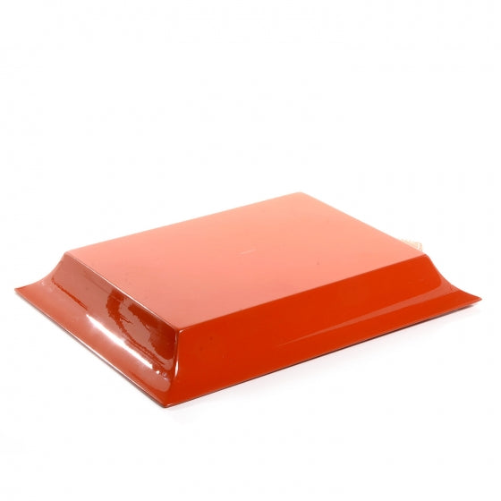 Hermes Lacquered Wood Chamonix Chakor PM Change Tray Orange 2 of 5