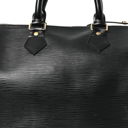 Louis Vuitton Epi Speedy 25 Black 8 of 13