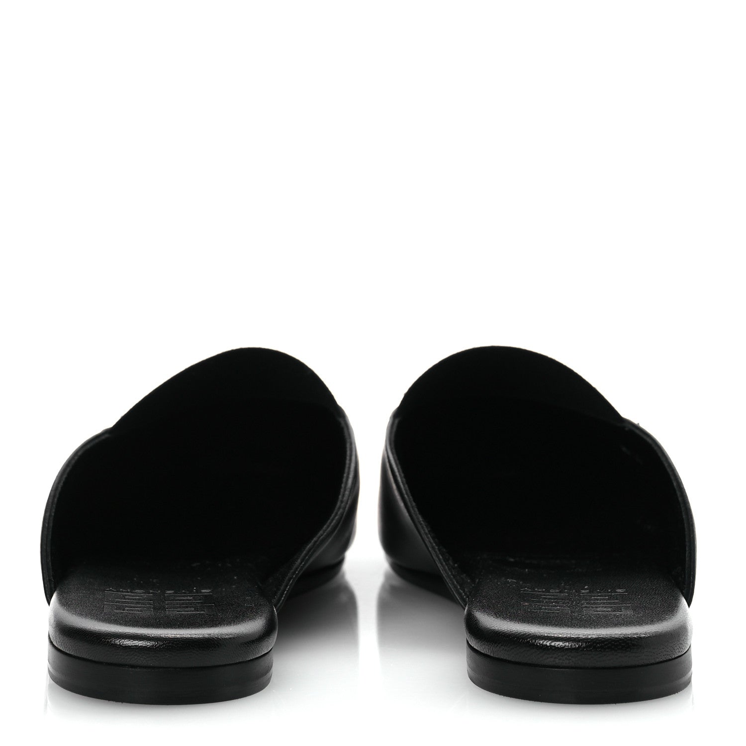 Givenchy Calfskin Dune Bedford Logo Mule Slides 36 Black 6 of 13