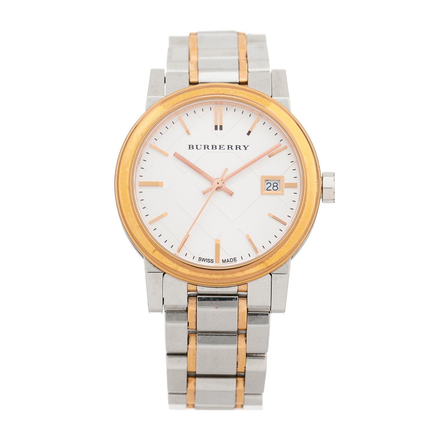 Burberry Stainless Steel 34mm The City Quartz Watch BU9105 1 of 5