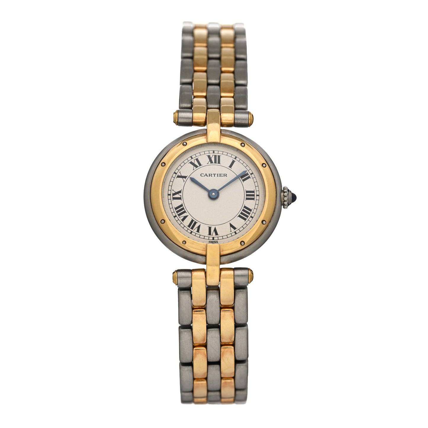 Stainless Steel 18K Yellow Gold 24mm Panthere Vendome Quartz Watch