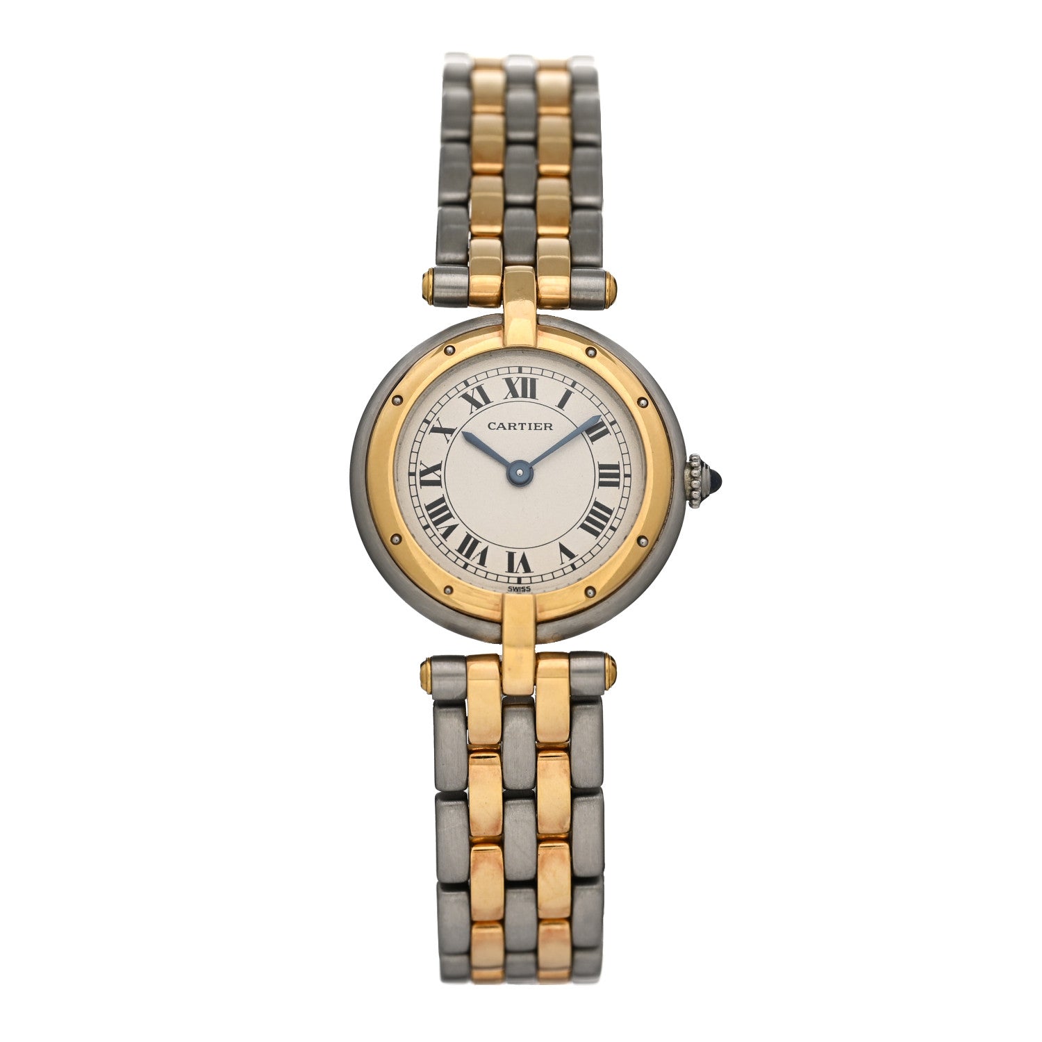 Cartier Stainless Steel 18K Yellow Gold 24mm Panthere Vendome Quartz Watch 1 of 4