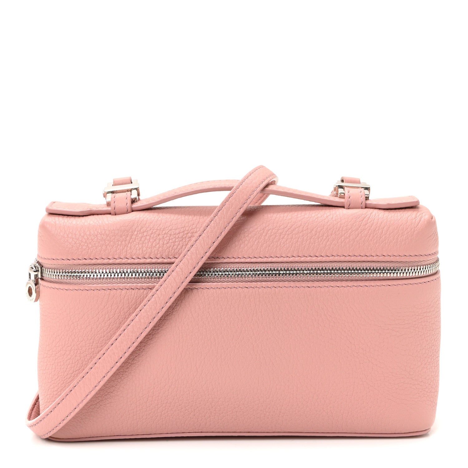 Loro Piana Grained Calfskin L19 Extra Pocket Pouch Rosa 1 of 9