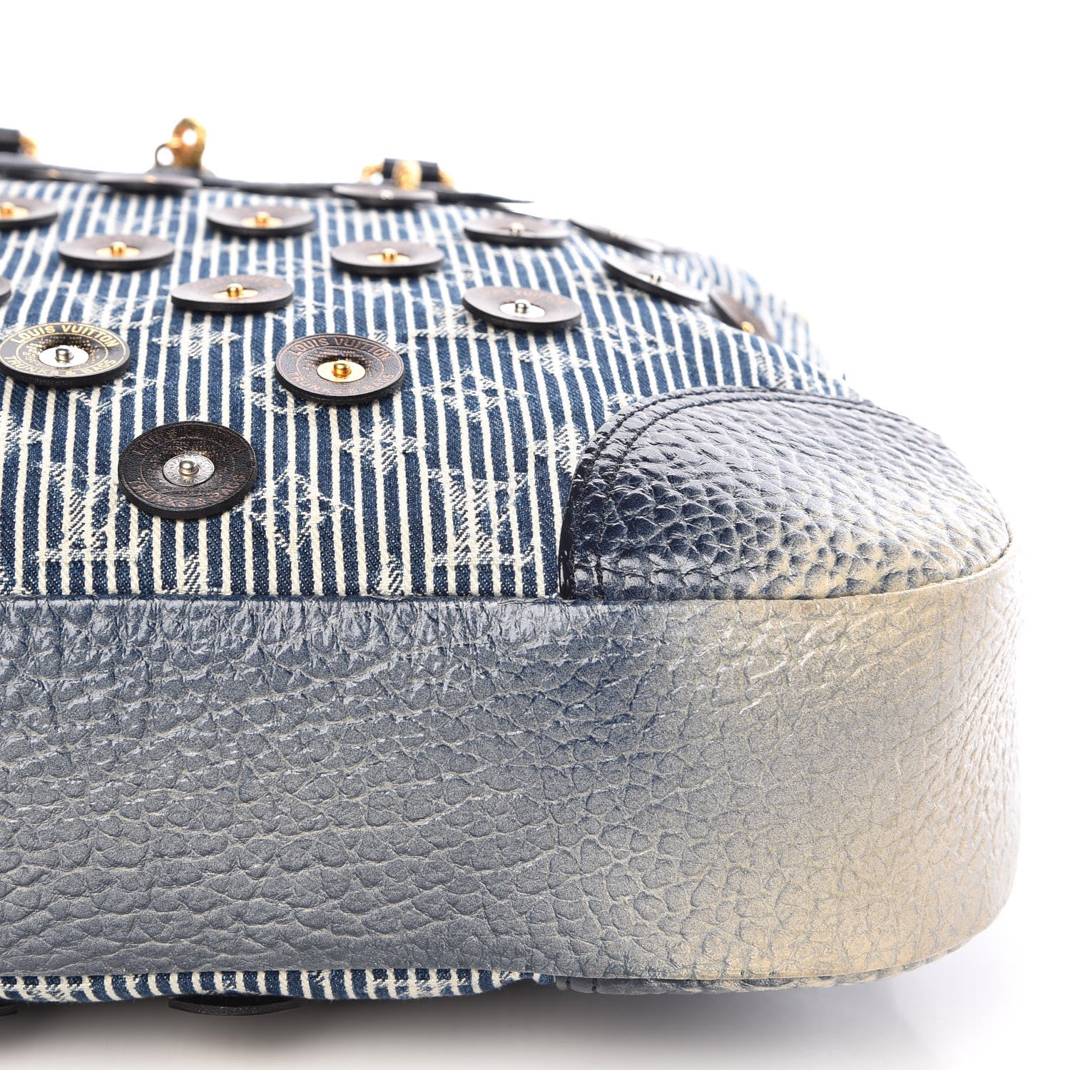 Louis Vuitton Denim Stripes Polka Dot Corsaire Navy 12 of 12