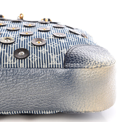 Louis Vuitton Denim Stripes Polka Dot Corsaire Navy 12 of 12