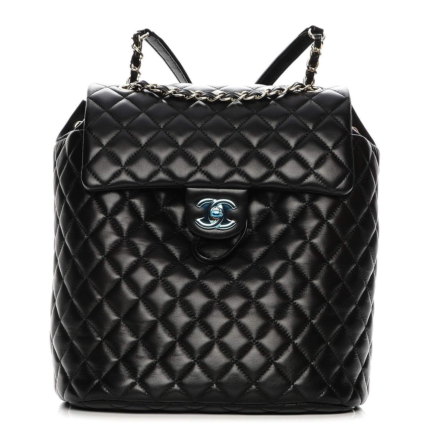 Chanel Lambskin Quilted Large Urban Spirit Backpack Black 1 of 7