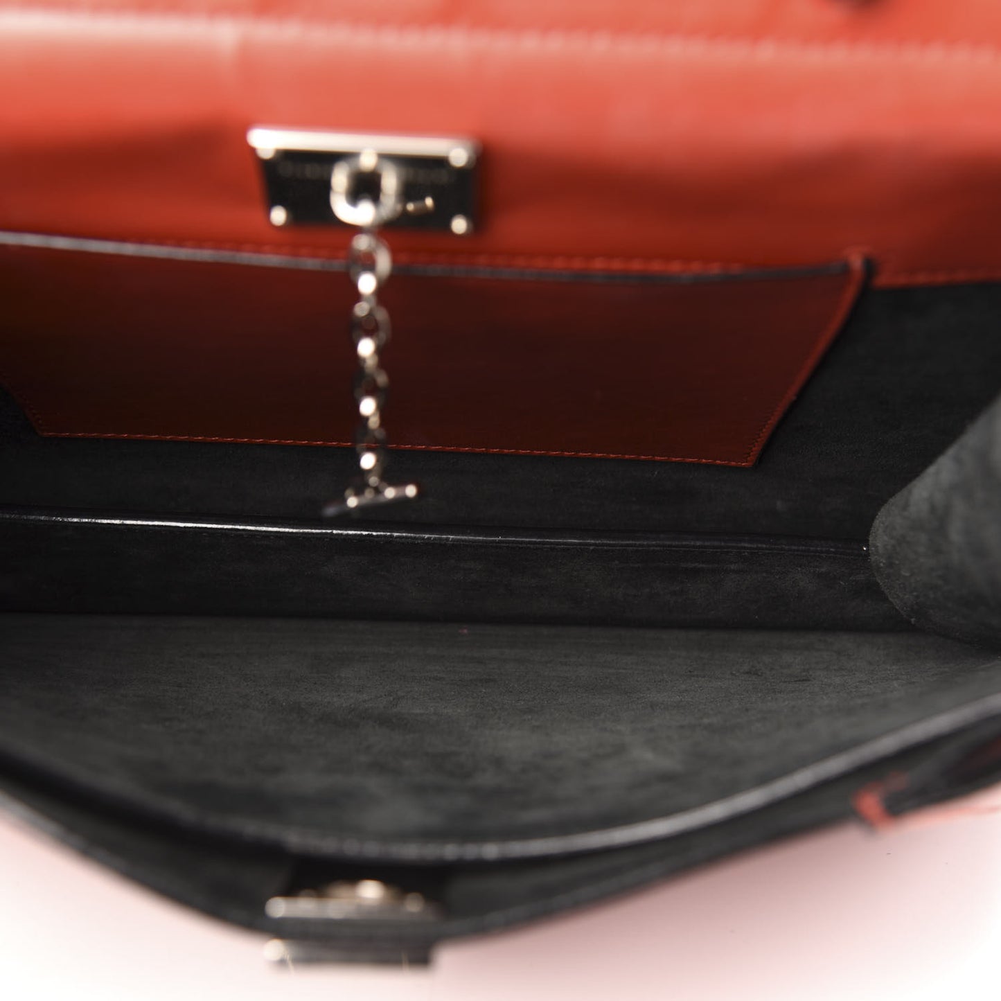 Calfskin Medium Hava Top Handle Bag Brick