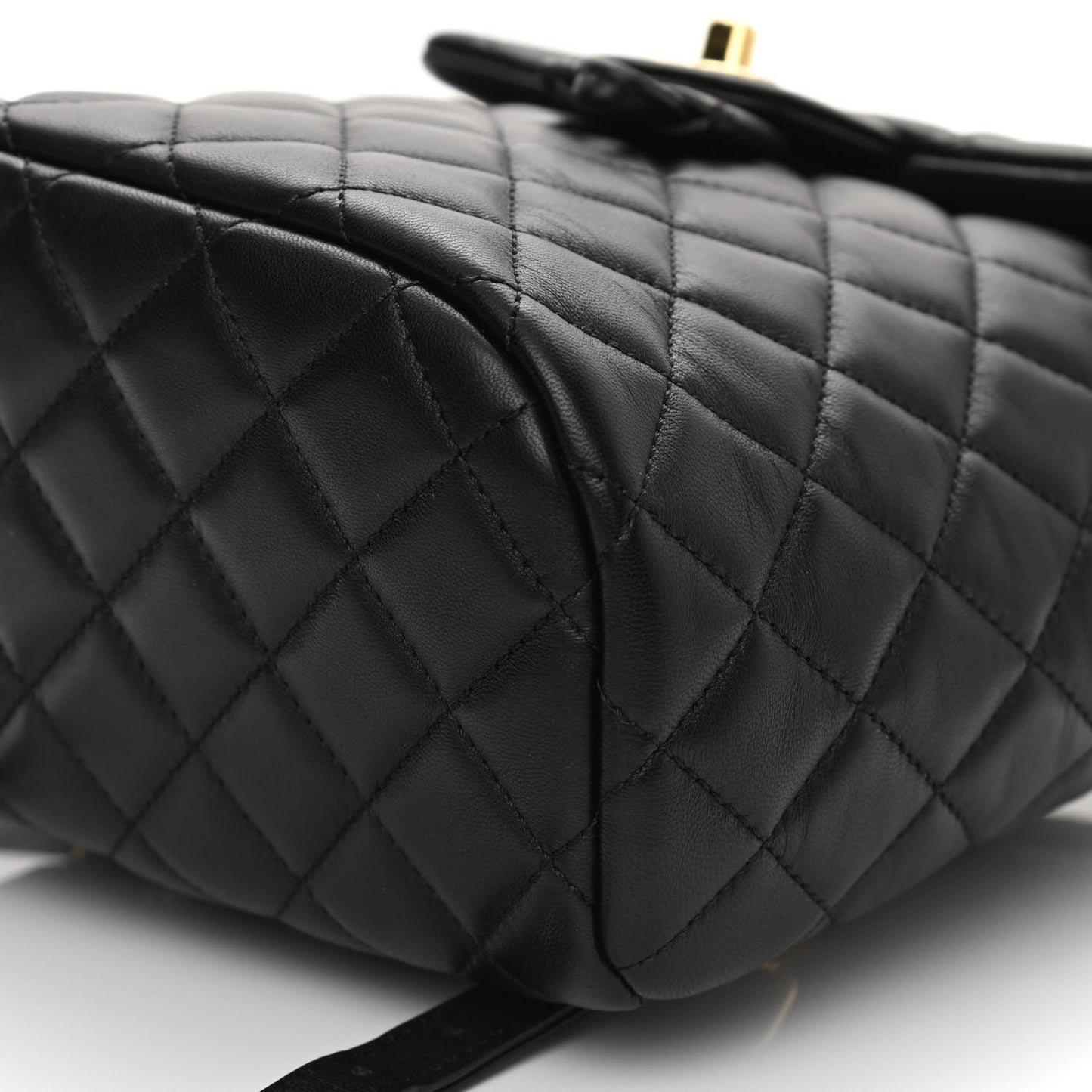 Lambskin Quilted Mini Urban Spirit Backpack Black