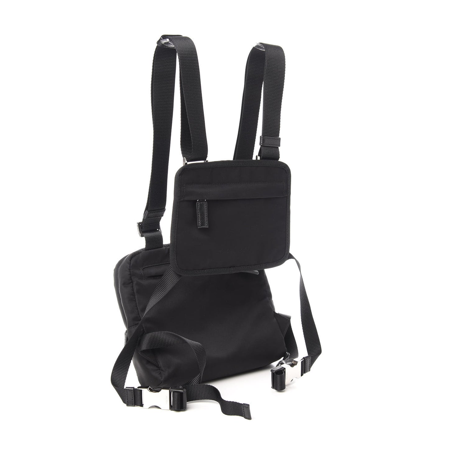 Tessuto Nylon Montagna Harness Bag Black