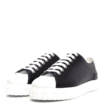 Hermes Calfskin Cross Sneakers 36 Black 3 of 10