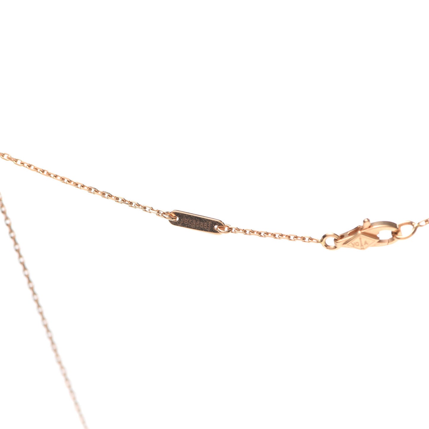18K Rose Gold Sweet Alhambra Pendant Necklace