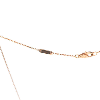 Van Cleef & Arpels 18K Rose Gold Sweet Alhambra Pendant Necklace 6 of 8