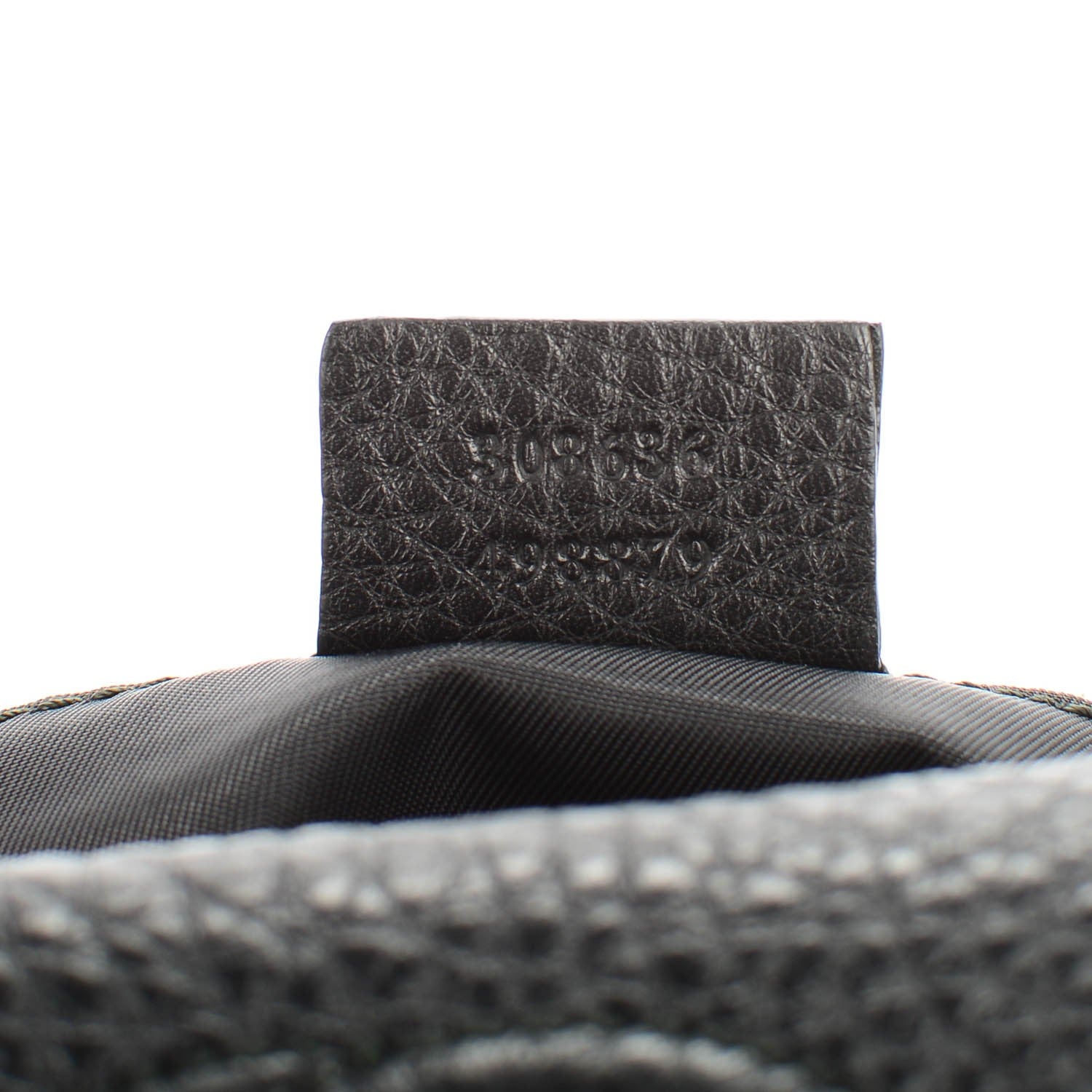 Gucci Pebbled Calfskin Soho Medium Cosmetic Case Black 8 of 8