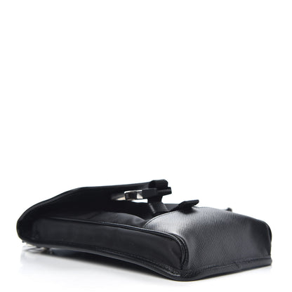 Prada Tessuto Nylon Saffiano Phone Case Crossbody Black 4 of 8