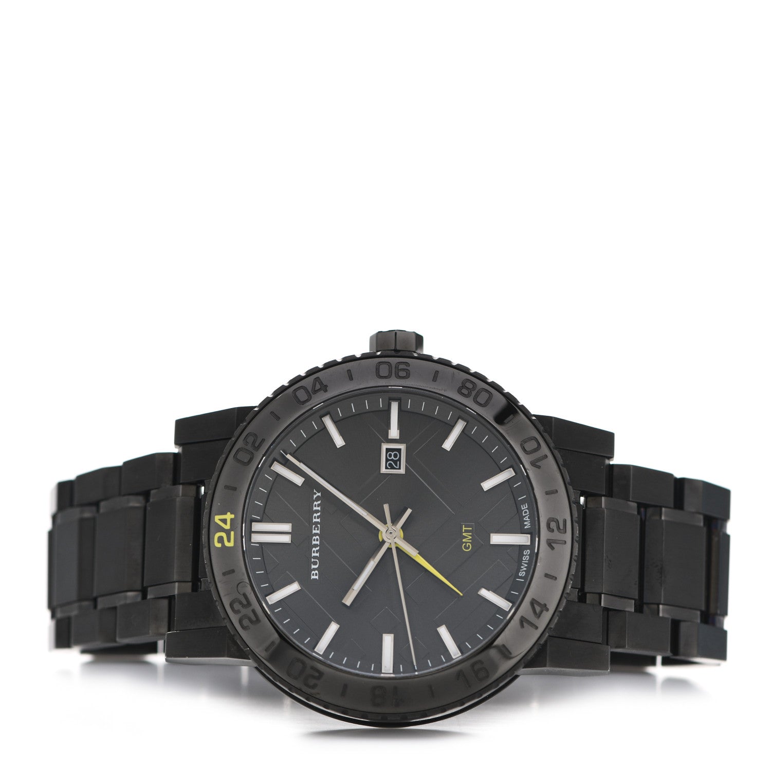 Burberry PVD Stainless Steel 43mm GMT The City Quartz Watch Black BU9340 2 of 5