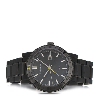 Burberry PVD Stainless Steel 43mm GMT The City Quartz Watch Black BU9340 2 of 5