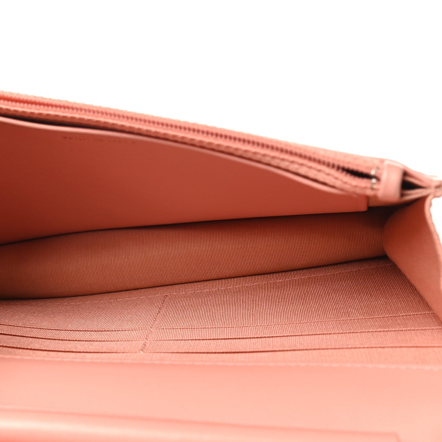 Caviar Quilted Boy Wallet On Chain WOC Pink