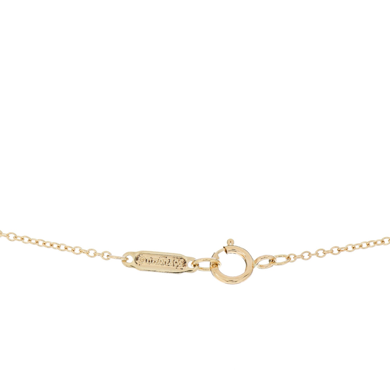 Tiffany 18K Yellow Gold Amethyst Sparklers Pendant Necklace 4 of 5