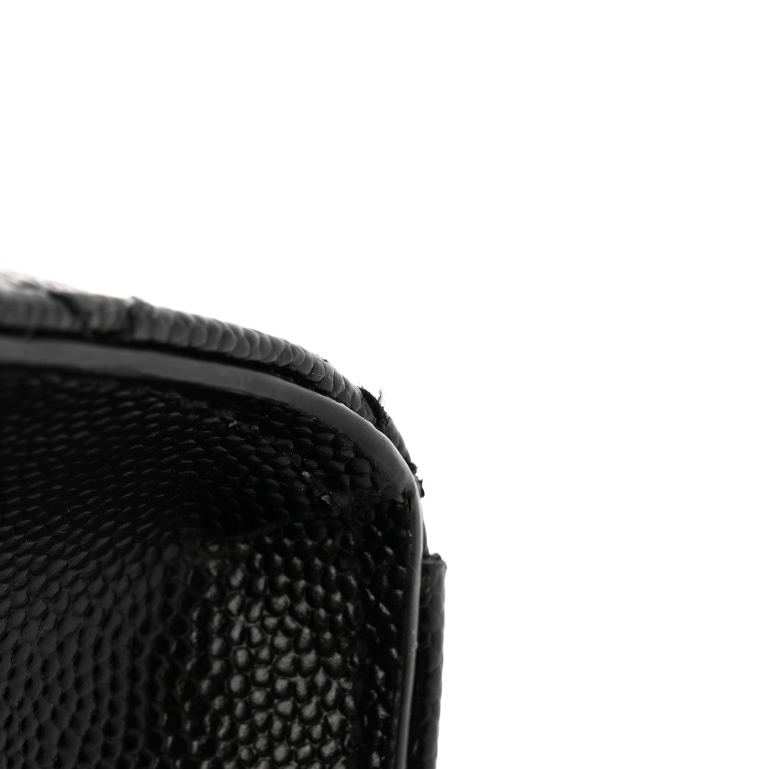 Saint Laurent Grain De Poudre Textured Mixed Matelasse Large Triquilt Monogram Monochrome Satchel Black 10 of 11
