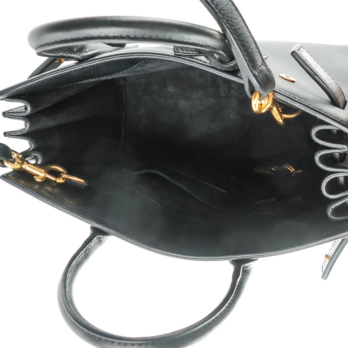 Calfskin Nano Sac de Jour Black