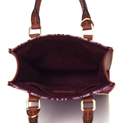 Louis Vuitton Jacquard Since 1854 Petit Sac Plat Bordeaux 4 of 10