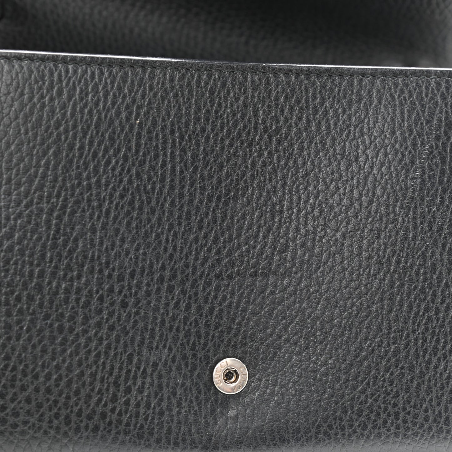 Calfskin Mini Dionysus Chain Wallet Black