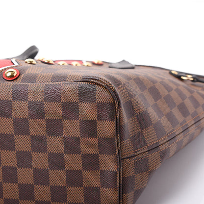 Louis Vuitton Damier Ebene Karakoram Neverfull MM 8 of 11